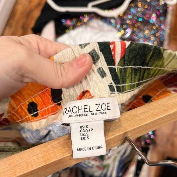 Rachel Zoe Multicolor Patterned Pants - Picture 4 of 4